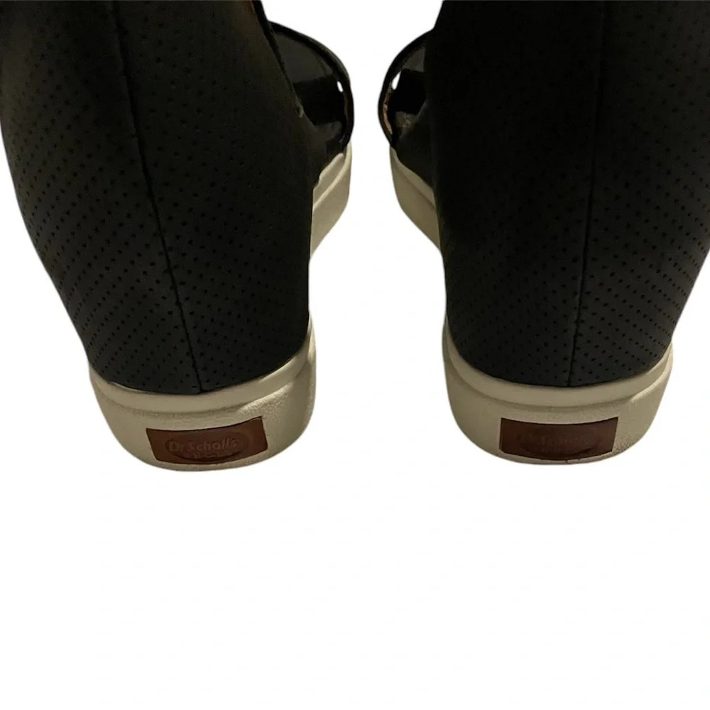 Dr Scholl’s Women's Sheena Wedge Black Sandal Size 8.5 - Picture 2 of 7